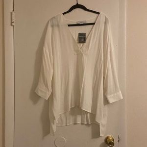 Forever 21+ White Blouse- BRAND NEW